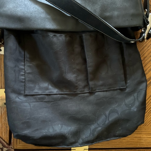 Vintage Coach Legacy Black Leather Shoulder Bag - Picture 11 of 14
